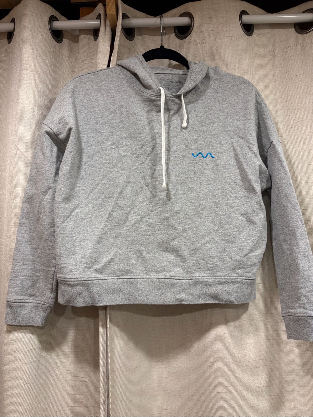 Madewell Sweatshirt With Embroidered Wave 🌊